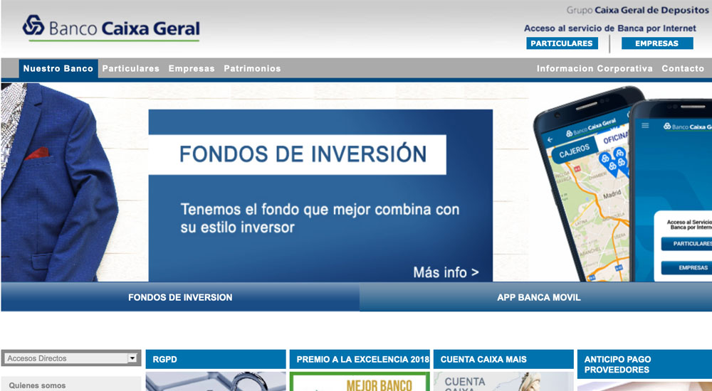 Información sobre Banco Caixa Geral