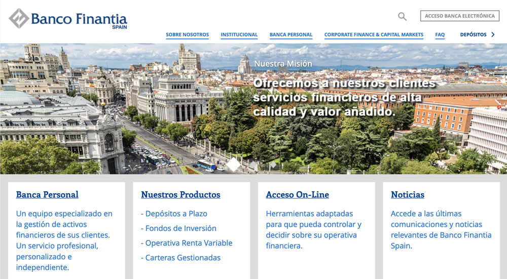 Información sobre Banco Finantia Sofinloc