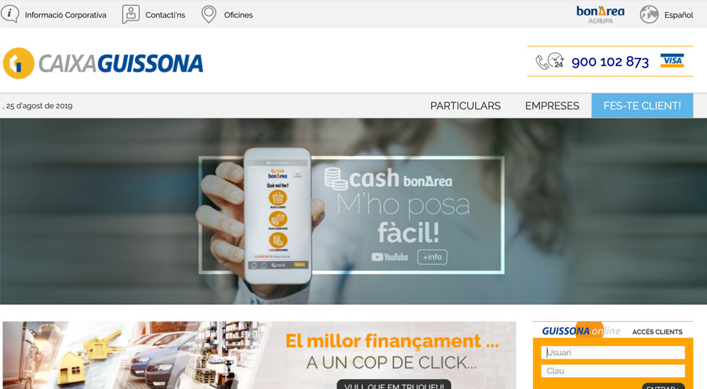 Información sobre Caixa Guissona